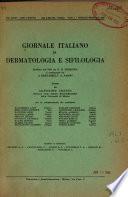 Giornale italiano di dermatologia e sifilologia