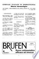Giornale italiano di dermatologia. Minerva dermatologica