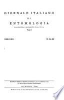 Giornale italiano di entomologia