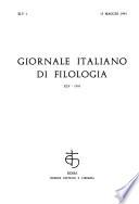 Giornale italiano di filologia