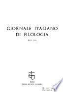 Giornale italiano di filologia