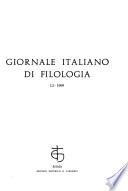 Giornale italiano di filologia