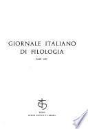 Giornale italiano di filologia