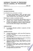 Giornale italiano di psicologia