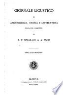 Giornale ligustico di archeologia, storia e belle arti