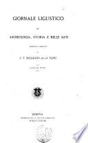 Giornale ligustico di archeologia, storia e letteratura