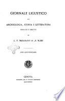 Giornale ligustico di archeologia, storia e letteratura
