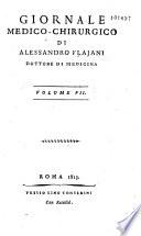 Giornale medico-chirurgico di Alessandro Flajani