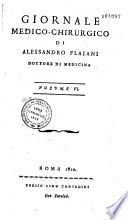 Giornale medico-chirurgico di Alessandro Flajani