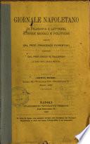 Giornale napoletano di filosofia e lettere, scienze morali e politiche
