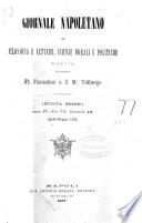 Giornale napoletano di folosofia e lettere, scienze morali e politiche, diretto da F. Fiorentino, compilato dal prof. C.M. Tallarigo