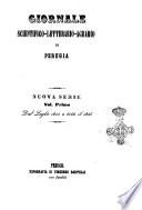 Giornale scientifico-letterario e Atti della Società economico-agraria di Perugia