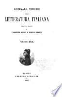 Giornale storico della letteratura italiana