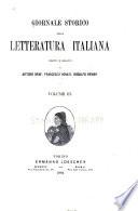 Giornale storico della letteratura italiana
