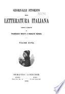 Giornale storico della letteratura italiana