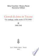 Giornali di donne in Toscana