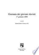 Giornata dei giovani slavisti