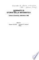 Giornate di storia della matematica
