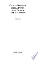 Giovan Battista della Porta nell'Europa del suo tempo