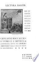 Giovanni Boccaccio, l'uomo e l'artista