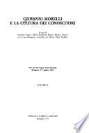 Giovanni Morelli e la cultura dei conoscitori