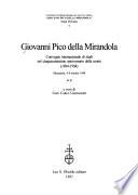Giovanni Pico della Mirandola