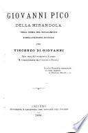 Giovanni Pico della Mirandola nella storia del Rinascimento e della filosofia in Italia