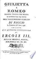 Giulietta e Romeo