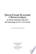 Giulio Cesare Scaligero e Nicolò d'Arco