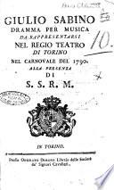 Giulio Sabino