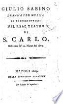 Giulio Sabino