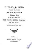 Giulio Sabino nel suo castello di Langres
