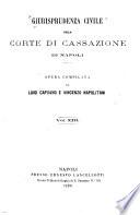 Giurisprudenza civile della corte suprema di giustizia di Napoli