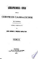Giurisprudenza civile della corte suprema di giustizia di Napoli