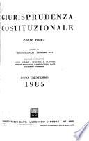 Giurisprudenza costituzionale