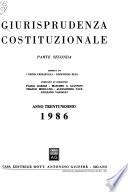 Giurisprudenza costituzionale