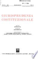 Giurisprudenza costituzionale