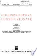 Giurisprudenza costituzionale