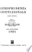 Giurisprudenza costituzionale