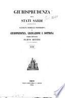 Giurisprudenza degli Stati sardi