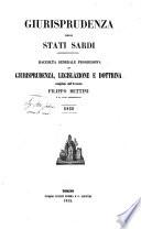 Giurisprudenza degli Stati sardi