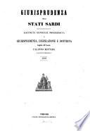 Giurisprudenza degli Stati Sardi