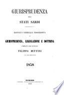 Giurisprudenza degli Stati Sardi