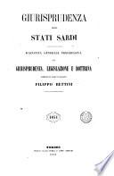 Giurisprudenza degli Stati sardi