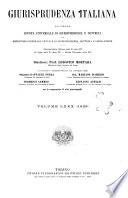 Giurisprudenza italiana e La legge rivista universale di giurisprudenza e dottrina