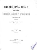 Giurisprudenza penale