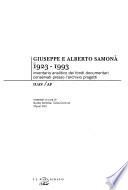 Giuseppe e Alberto Samonà
