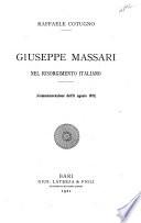 Giuseppe Massari nel risorgimento italiano