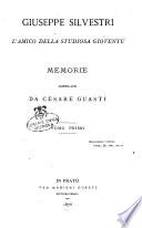 Giuseppe Silvestri l'amico della studiosa gioventù