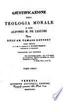 Giustificazione della teologia morale di S. Alfonso Maria de Liguori